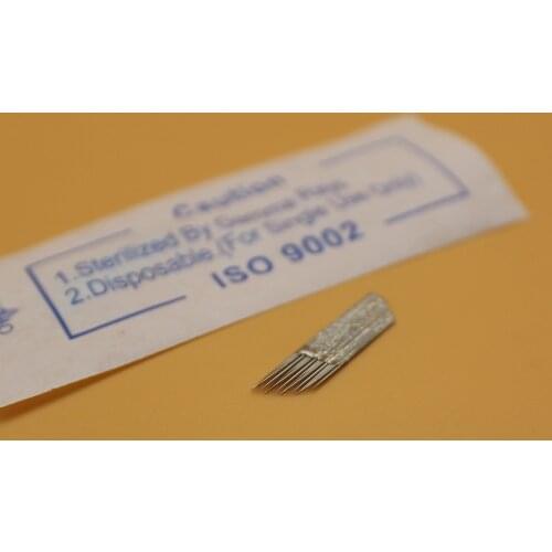 100PCS/lot 16pin Eyebrow Microblading Shading 3 liner Needles Fog Eyebrow Tattoo Permanent Makeup Needles For Embroidery