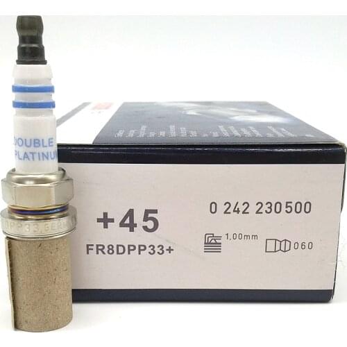 4PCS FR8DPP33+ 0242230500 Platinum Spark Plug For Mercedes-Benz Chrysler Kia Toyota 0041591903 0031599403 FR8DPP33