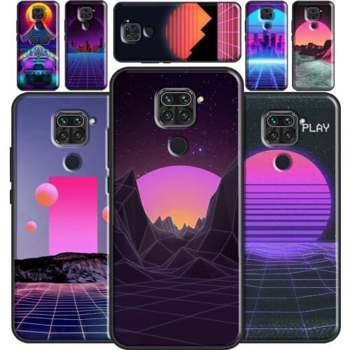 Vaporwave Neon 80s For Redmi Note 9 Pro Note 7 8 Pro 8T 9S Note 10 Pro Phone Case For Redmi 9T 9C 9 9A 8A 7A