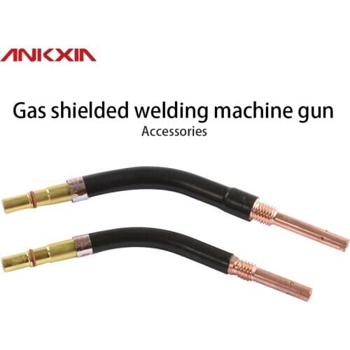 CO2 Mig Mag Welder Welding Torch 350A 500A Swan Neck Contact Tip Holder Gas Nozzle M6*45MM