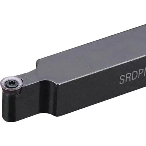 Tool holder SRDPN1212H10 turning tool holder boring bar CNC external tool holder tool holder + 10PCS RPMT10T3MO R5 turning tool