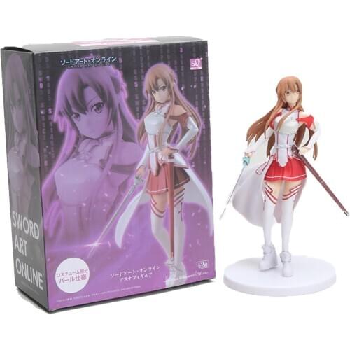 18cm Sword Art Onling Action Figure Brinquedos SAO Yuuki Asuna Anime figure Model Toy Dolls Kids Loved figure