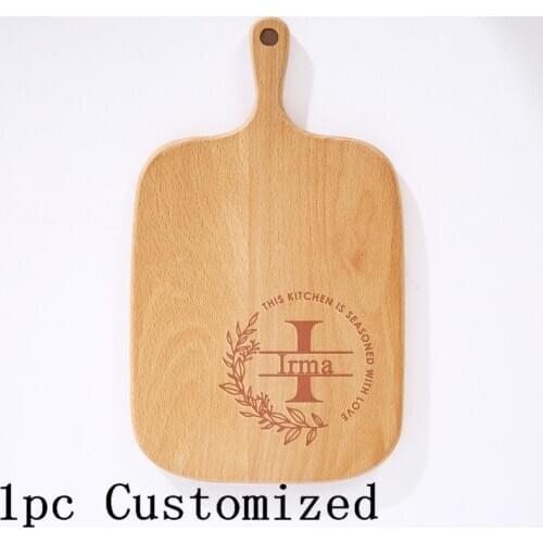 Engraved Cutting Board Personalized With Love Wooden Pastry Wedding Realtor Anniversary Family Recipt Gifts Dropshipping ZB039