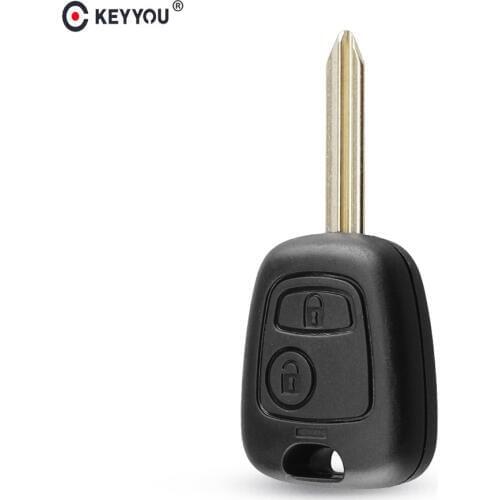KEYYOU Car Key Case For Citroen C1 C2 C3 Saxo Xsara Picasso Berlingo 2 Button Remote Key Fob Free Shipping