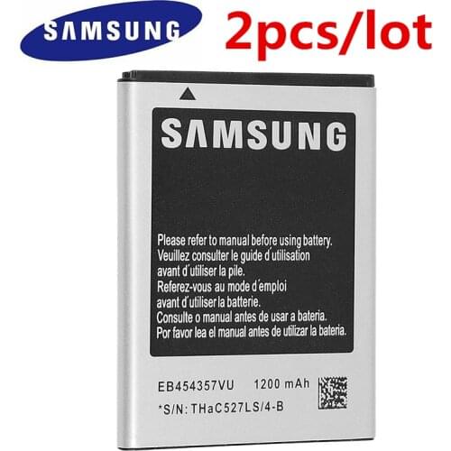 2pcs/lot Samsung Galaxy Mobile Phone GT-S5360 GT-S5368 GT-S5380 GT-S5302 GT-S5300 Wave Y GT-S5380 EB454357VU Original Battery