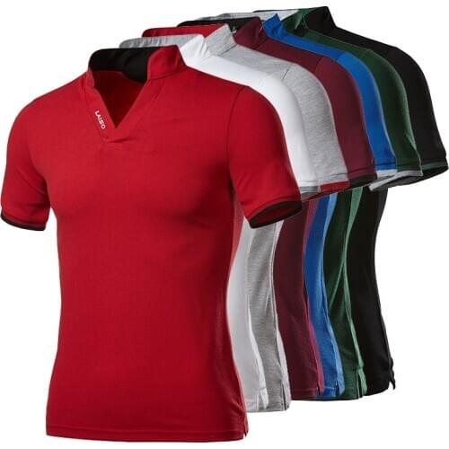 Men Cotton Polo Shirt Tops Fashion Brand Plus Size Short Sleeve Polo Shirt Homme
