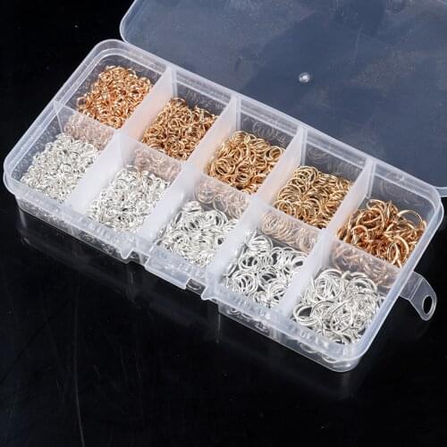 Alloy Accessories Set Jewelry findings Tools Bead Caps Circle Semicircle Stude Earring Stopper Hook Jewelry Making Supplies Kit