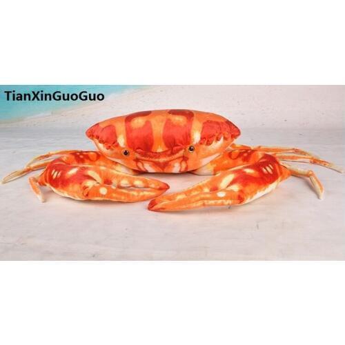 About 35cm red crab plush toy simulation crab soft doll baby toy birthday gift h0806