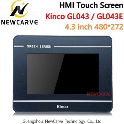 HMI Touch Screen Kinco GL043 GL043E 4.3 Inch Ethernet USB New Human Machine Interface Upgrade From MT4230T MT4230TE NEWCARVE