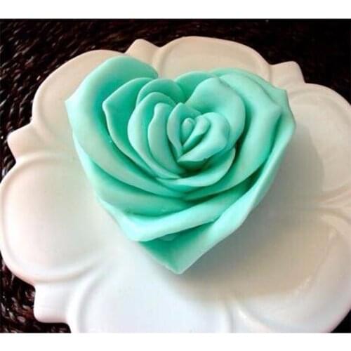 Handmade Silicone rose flower mold fondant mold cake decorating tools 3D flower mold for cake decoration