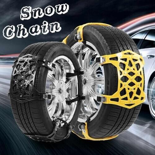 Thicker TPU Snow Chains Universal Car Suit Tyre General Automobile Tire For SUV Off-road Safety Chains Snow Mud Ground Anti Slip