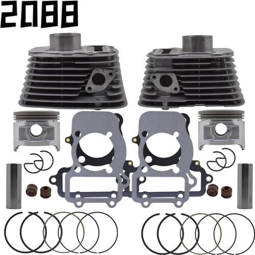 49MM Motorcycle Cylinder Kit for Yamaha Virago XV250 V Star 250 Route 66 Qianjiang QJ250-H QJ250-L QJ250-J Keeway Cruiser 250cc
