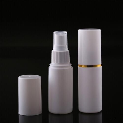 1PC Empty White Plastic Cosmetic Jar Vacuum Containers High Grade Spray Refillable Bottle Pump Cap 30/50/60ml