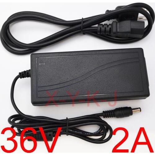 High quality IC solutions 1PCS AC 100V-240V Converter DC 36V 2A 2000mA Power Supply Adapter 72W UK US EU AU plug