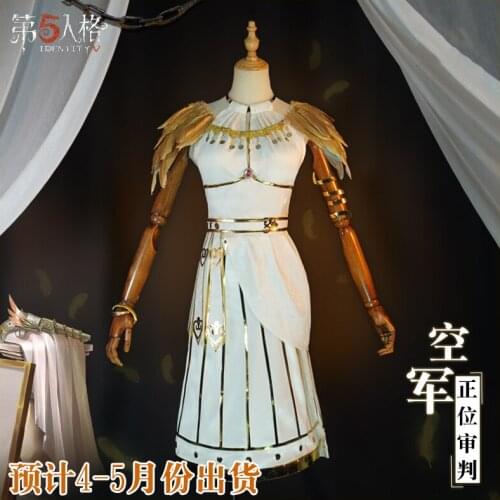 Anime Identity V Martha Behamfil Witch Of Dreams The Air Force Dress Uniform Cosplay Costume Women Halloween Free Shipping 2021