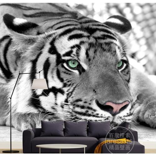 Living room TV backdrop bedroom 3d photo wallpaper animal 3d wallpaper living room 3d mural wallpaper