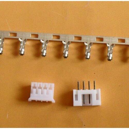 50 Sets, Micro JST 2.0mm PH 4-Pin Connector plug Male ,Female, Crimps