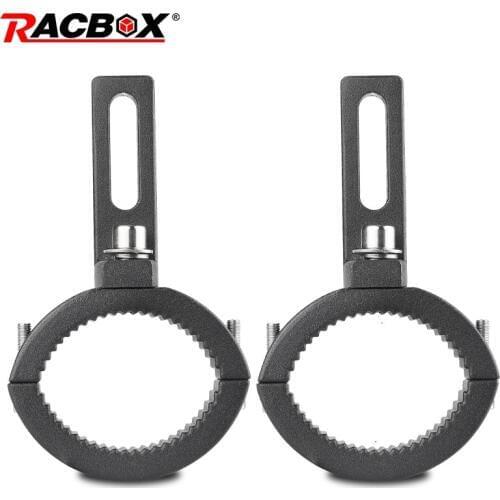 Motorcycle Headlights Clamp Holder 30mm-54mm Tube Fork Lamp CNC Motobike Handle Bumper Mount Bracket Adjustable Mounting Bracket