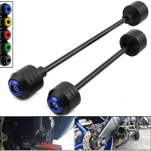 For SUZUKI GSXR GSX-R 1000 2016 2017 2018 Front Rear Wheel Slider Fork Axle Crash Protector Swing Arm Pad Guard POM NEW