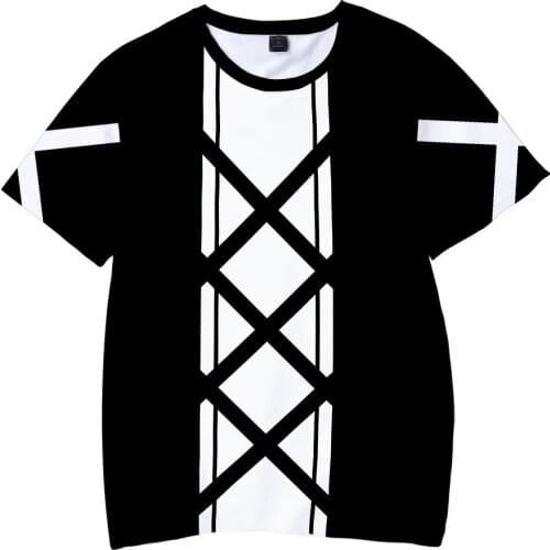 3D Printed Bleach Kurosaki Ichigo Cosplay Anime T-shirt Funny T Shirts Summer Fashion Casual Hipster Hip-hop Cool Tee Shirts