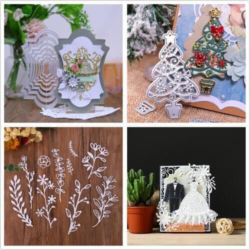InLoveArts Flower Metal Cutting Dies Letter Stencils for Scrapbooking Card Decorative Animal Craft Dies Embossing Frame Die Cuts