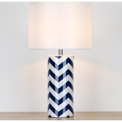 Ceramic Table Lamp American Luxury Post-Modern Simple Nordic Living Room Bedroom Living Room Bedside Lamp Model Room Hotel