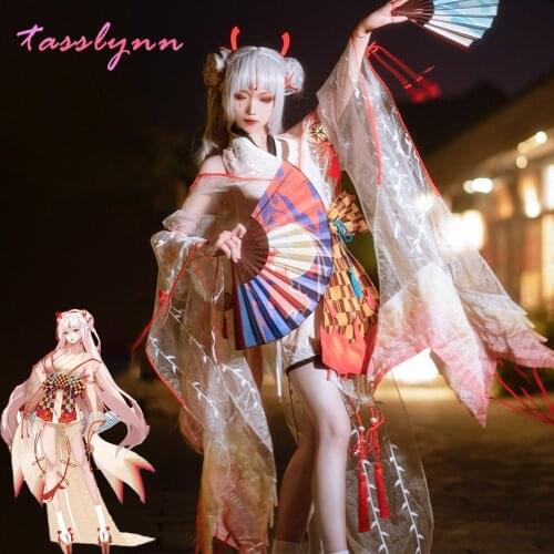 Game Cosplay Shiranui Onmyoji SSR Shiranui Diver Ali Kimono Cosplay Costume New Sexy Dress Halloween Party Costumes