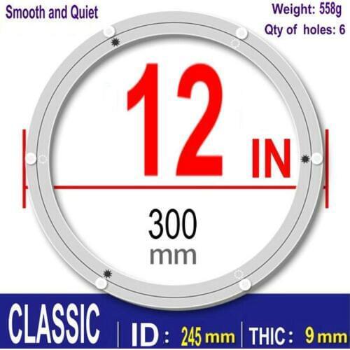 CLASSIC 12INCH/300MM Turntable Bearing Swivel Plate Lazy Susan