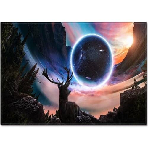 Beautiful Animal Series Elk Sika Deer Anti-slip Mat Carpet Floor Mat Door Mat Bedroom Living Room Home Decoration