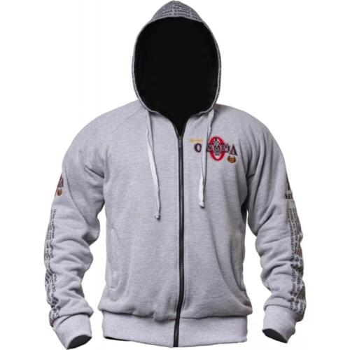 New OLYMPIA Men Gyms Hoodies Gyms Fitness Bodybuilding Sweatshirt Pullover Sportswear Male Workout Hooded Jacket Clothing