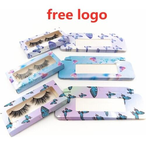 Empty Lash Packing Boxes Rectangle Paper Box With Trays Wholesale Money Lash Boxes Packaging