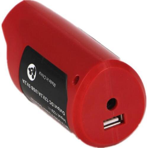 Dawupine USB Power Connector Charger Holster for Milwaukee 10.8V 12V M12 Li-ion Battery USB Device Winter Cloth Charging Adapter