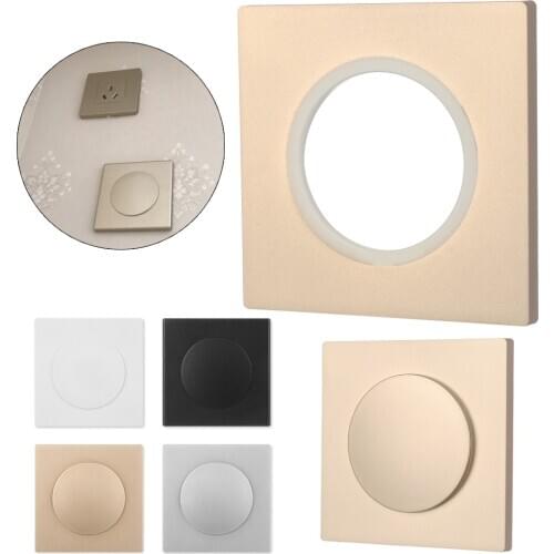 Self-adhesive Wall Wire Hole Cover Vents Decor Protection Duct Cover Snap-on Panel Decor Cap Reserved Drill Hole Plugging