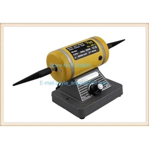 220V Adjustable Speed Grinding & Polishing Machine Included Two Buffing Wheel,jewelry diy making Supplies Polishing Motor