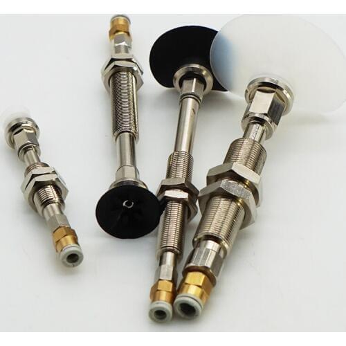 SMC Type ZPT25CNJ/ZPT25CSJ10/20/30-04/06-A10 Flat with Rib Industrial Vacuum Sucker Mechanical nozzleVacuum Pad