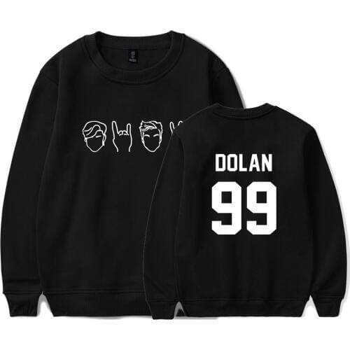 Dolan Twin Sweatshirts Autumn Cool And Fashion Round O Neck Hip Hop Hoodies And Sweatshirts Pullover XXS To 4XL Outerwear