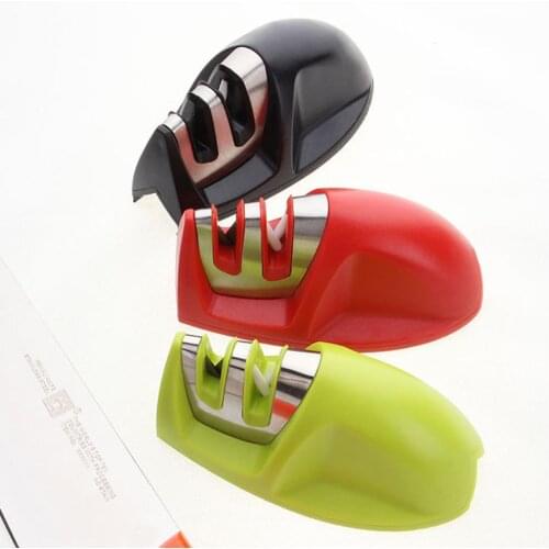 Sharpener Whetstone Kitchen Knives Sharpening Stone Grindstone Grinder Stone Two Stages Diamond And Ceramic Household Tool