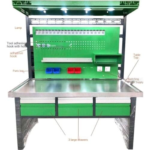 Stainless Steel Thickened Auto Repair Injector Repair New Work Case with Gasket Cabinet