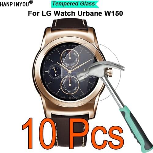 10 Pcs For LG Watch Urbane W150 Smart Watch The Real Watch 9H Hardness 2.5D Toughened Tempered Glass Film Screen Protector Guard
