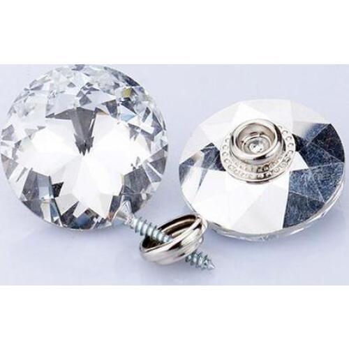 20-30mm bauhinia Glass Crystal Nails Button Crystal buckle soft bag. Sofa nails. diamond buckle.Advanced Crystal Buttons