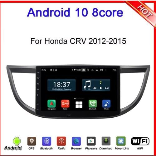 10.1" autoradio 2 din android 9.0 car multimedia player for CRV 2012-2015 car radio gps navi bluetooth 8core 4+64GB