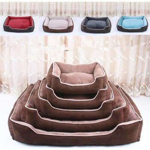 Large Pet Cat Dog Bed Warm Cozy Dog House Soft Fleece Nest Dog Baskets House Mat Autumn Winter Waterproof Kennel