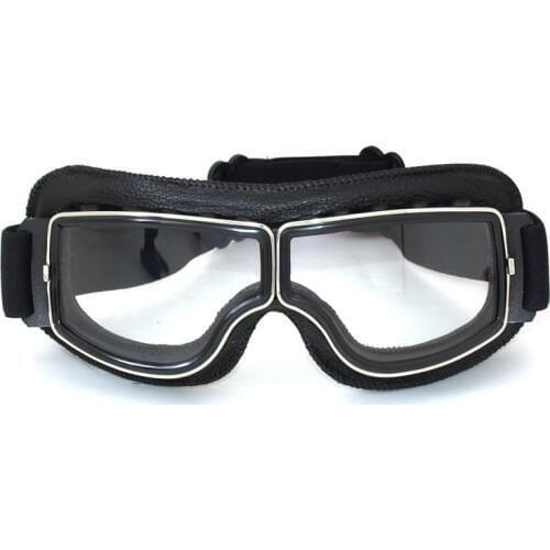 MJMOTO Brand Vintage Motocross Sunglasses Motorcycle Helmet Goggles Scooter bike biker Pilot Glasses lenses Cruiser Steampunk