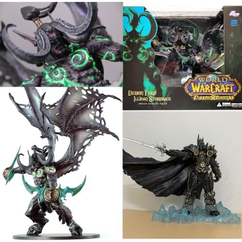 Anime Figurine WOW Fall of The Lich King Arthas Menethil Figure Famous Game Character Action Figure Collectible Model Toys Gifts