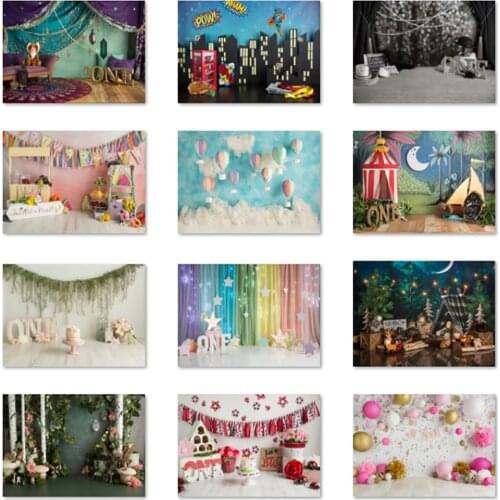 Newborn Kids 1st Birthday Cake Smash Photography Background First Birthday art photo studio baby shower photo backdrop prop