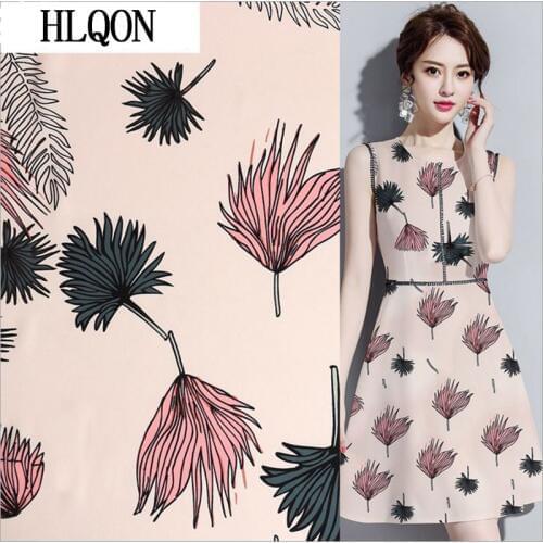 France imported chiffon jacquard satin silk fabric for fashion women dress skirt handmade home delicate textile by meter DIY