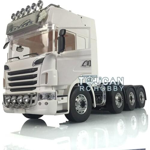 Lesu 1/14 8*8 Metal Chassis Hercul Diy Sca R730 Cabin Tractor Truck Model THZH0885-SMT3