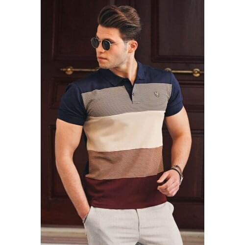 Madmext Short Sleeve Polos For Men