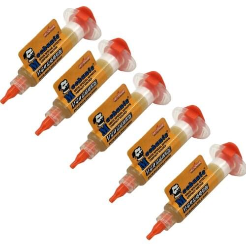 MECHANIC MCN-UV35 5PCS High Quality Solder Flux For Mobile Phone Repair BGA Welding Process Repair Easy To Weld