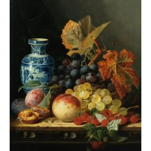 Still Life with a Chinese Vase Top Quality Cross Stitch Kits 14CT Unprinted Sewing kit Embroidered Handmade Home Decor